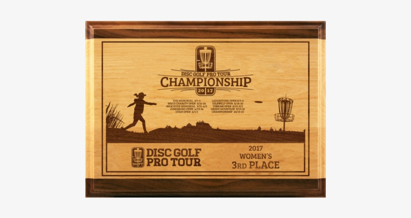 Red Alder & Walnut Plaque - Tournament, transparent png