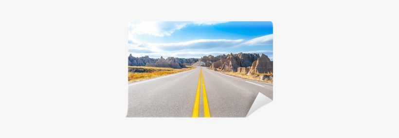 Curved Road In Badlands - Freeway, transparent png