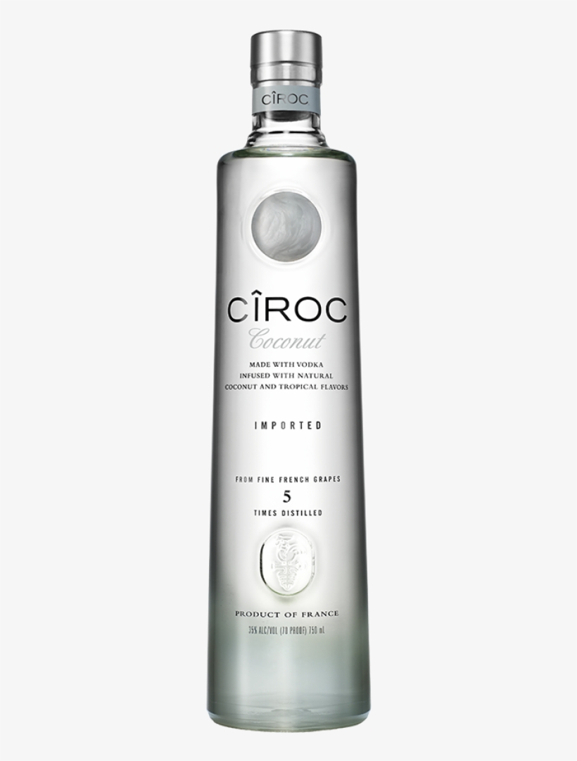 Cîroc Coconut Vodka 750ml Ciroc Apple Flavoured Vodka 1000x1000 PNG