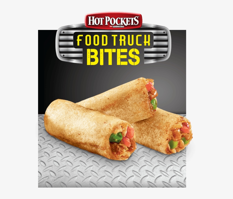Satisfy Your Hunger For More With Four Adventurous - Hot Pockets Food Truck Bites, Fiery Jalapeno Lime Chicken, transparent png