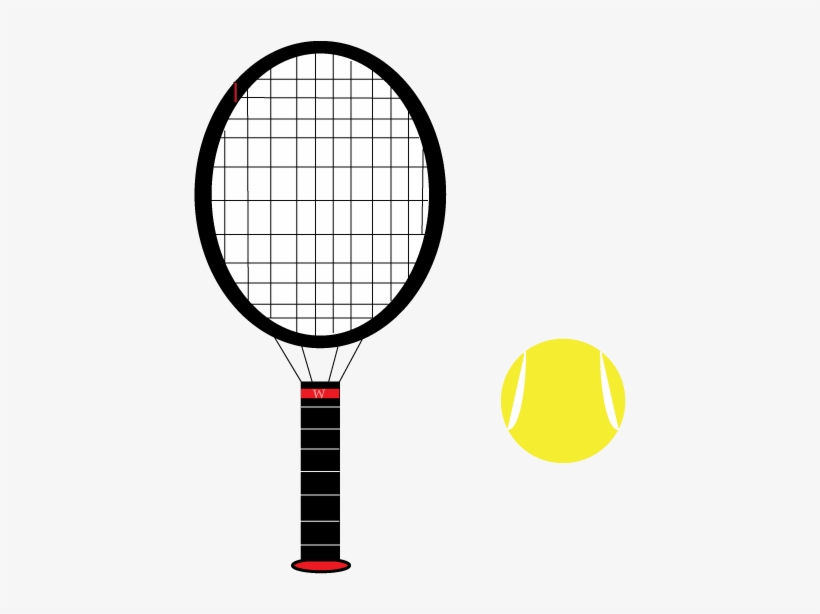 Pencils And A Tennis Racket - Tennis Racket, transparent png