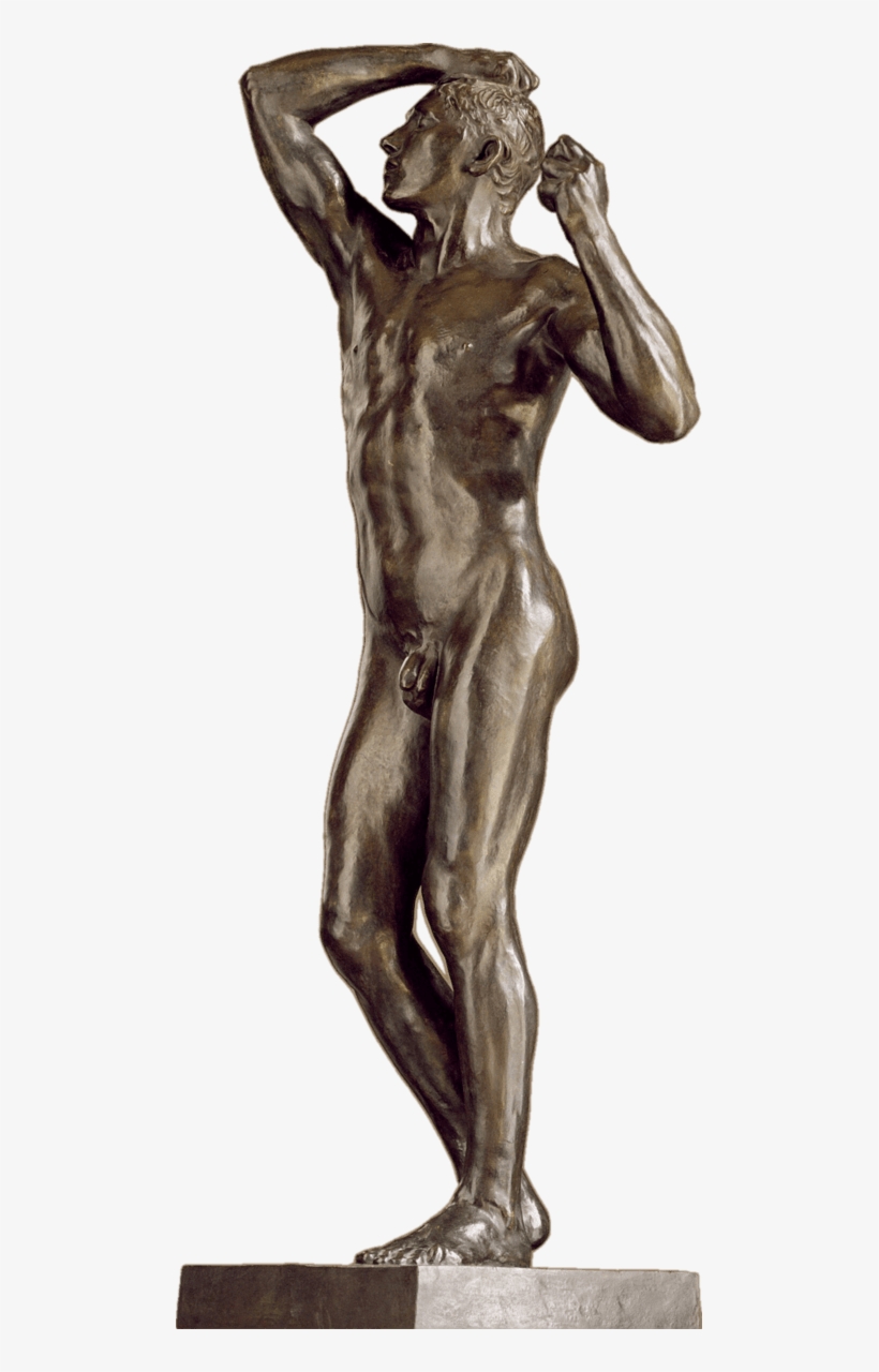 Sculpture Ideas - Giclee Painting: Rodin's The Age Of Bronze, 1876-77, transparent png