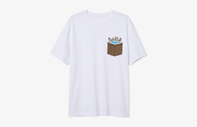 Hot Tub Pocket Tee - Hot Tub, transparent png