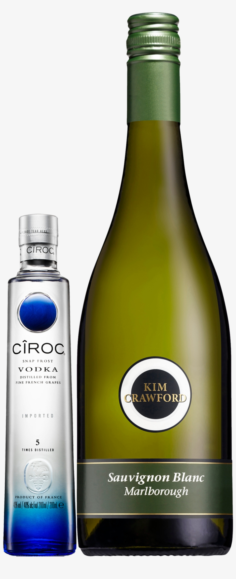 Ciroc & Kim Crawford Vodka And Sauvignon Blanc Bundle - Kim Crawford Sauvignon Blanc 2017 Png, transparent png