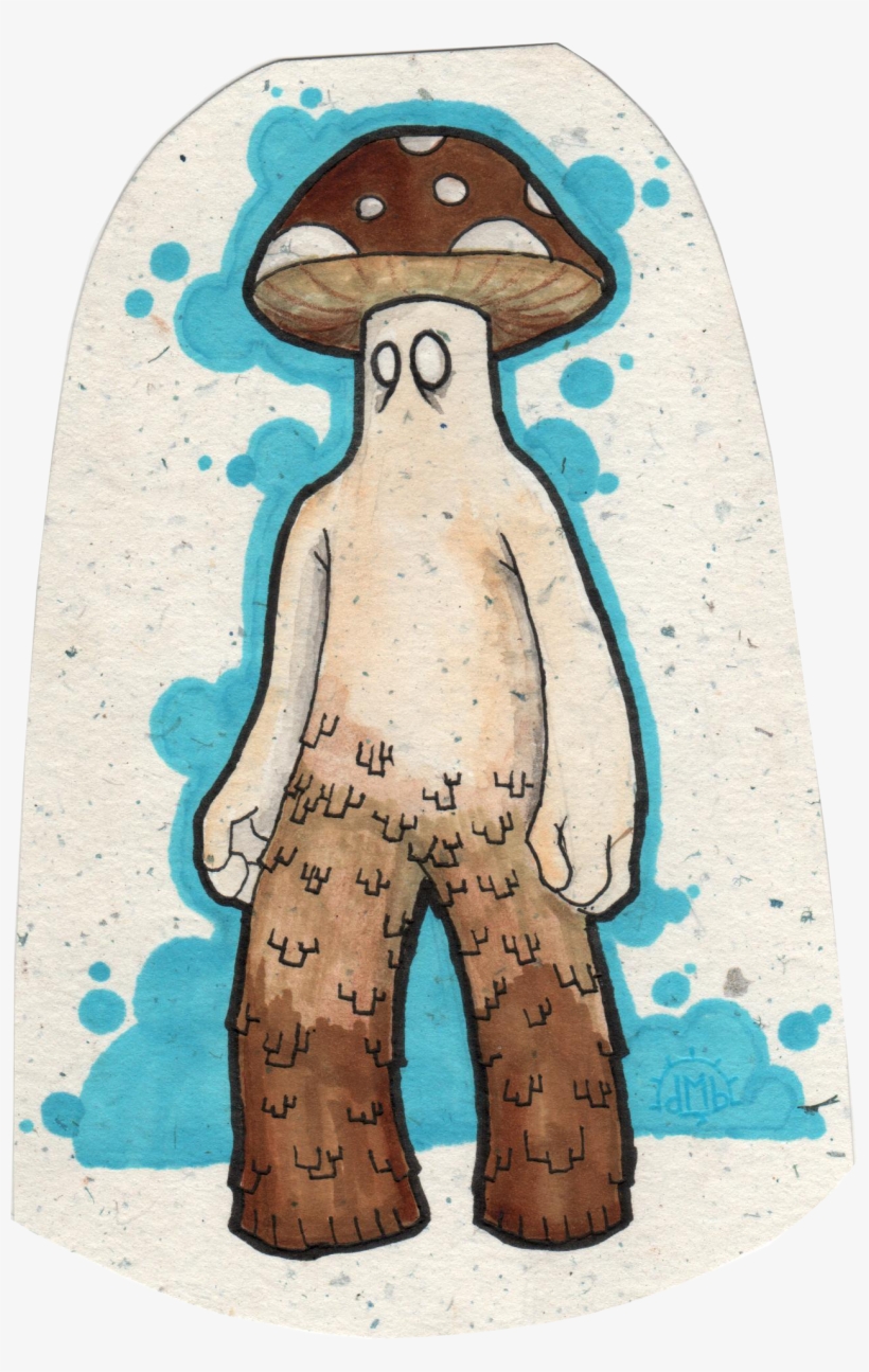 Fungi Hecho Con Acuarelas Y Marcadores Kurecolor / - Longboard, transparent png