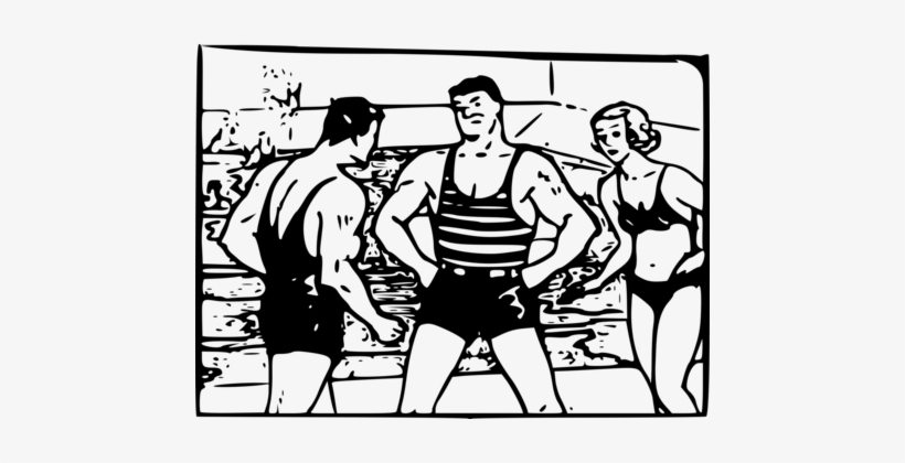 Beach Computer Icons Muscle Hand Cartoon - Clip Art, transparent png