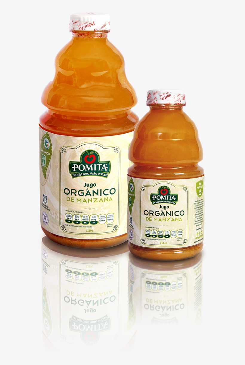 Homerota 01 Jugo Pomita De Manzana Organica De La Sierra - Plastic Bottle, transparent png