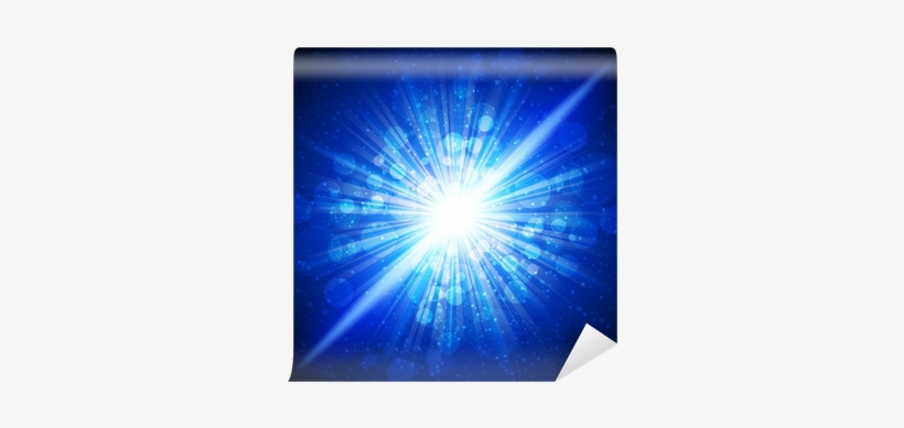 Background With A Flash Of The Explosion Wall Mural - Flash, transparent png