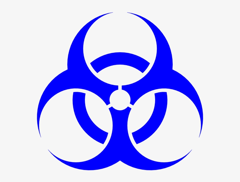 Explosion Clipart Sign - Biohazard Symbol, transparent png