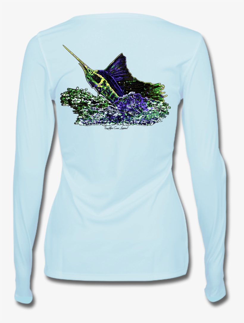 Sailfish Explosion Ladies Performance Gear, Performance - Long-sleeved T-shirt, transparent png