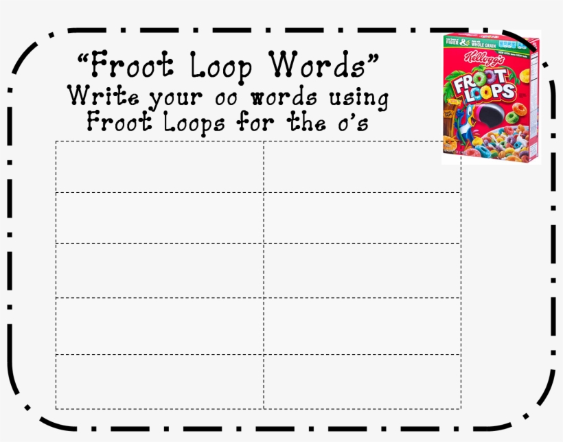 For Your Loopy Printable Click Here - Froot Loops, transparent png