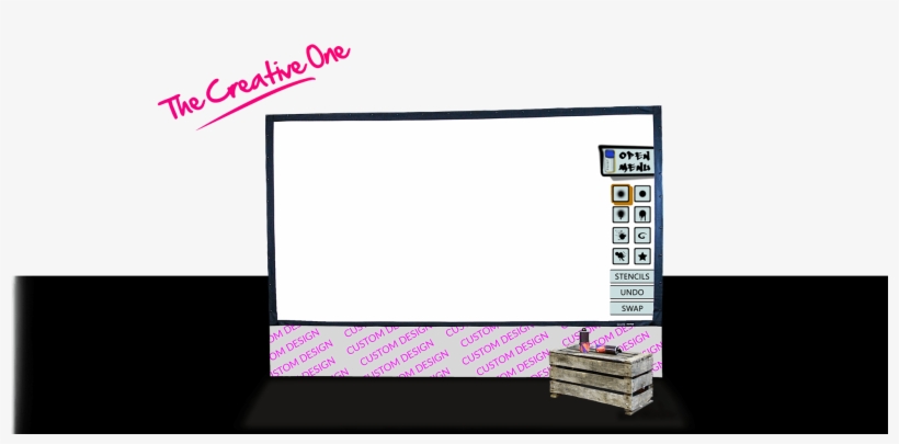 The Digital Graffiti Wall - Output Device, transparent png