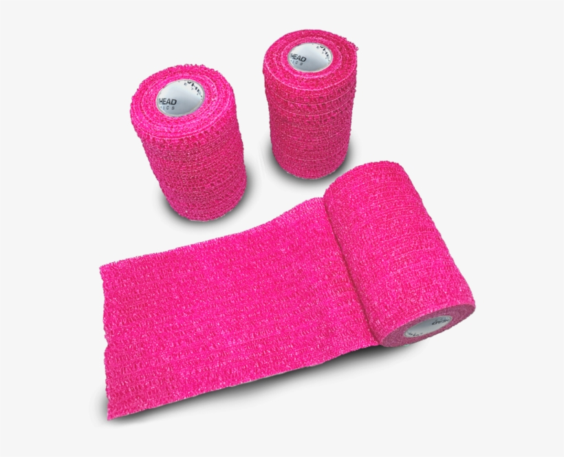 Arrow-vet 4" Cohesive Stretch & Tear Vet Wrap - Pink, transparent png