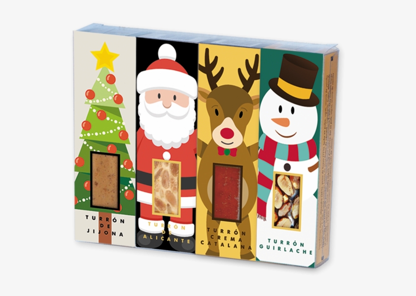 Pack Porciones De Turrón "set De Navidad" - Christmas Day, transparent png