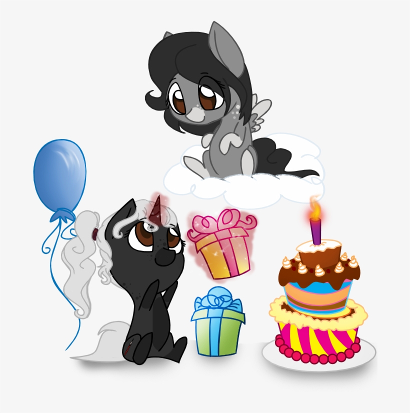 Stuflox, Balloon, Birthday, Cake, Candle, Chibi, Cloud, - Cartoon, transparent png