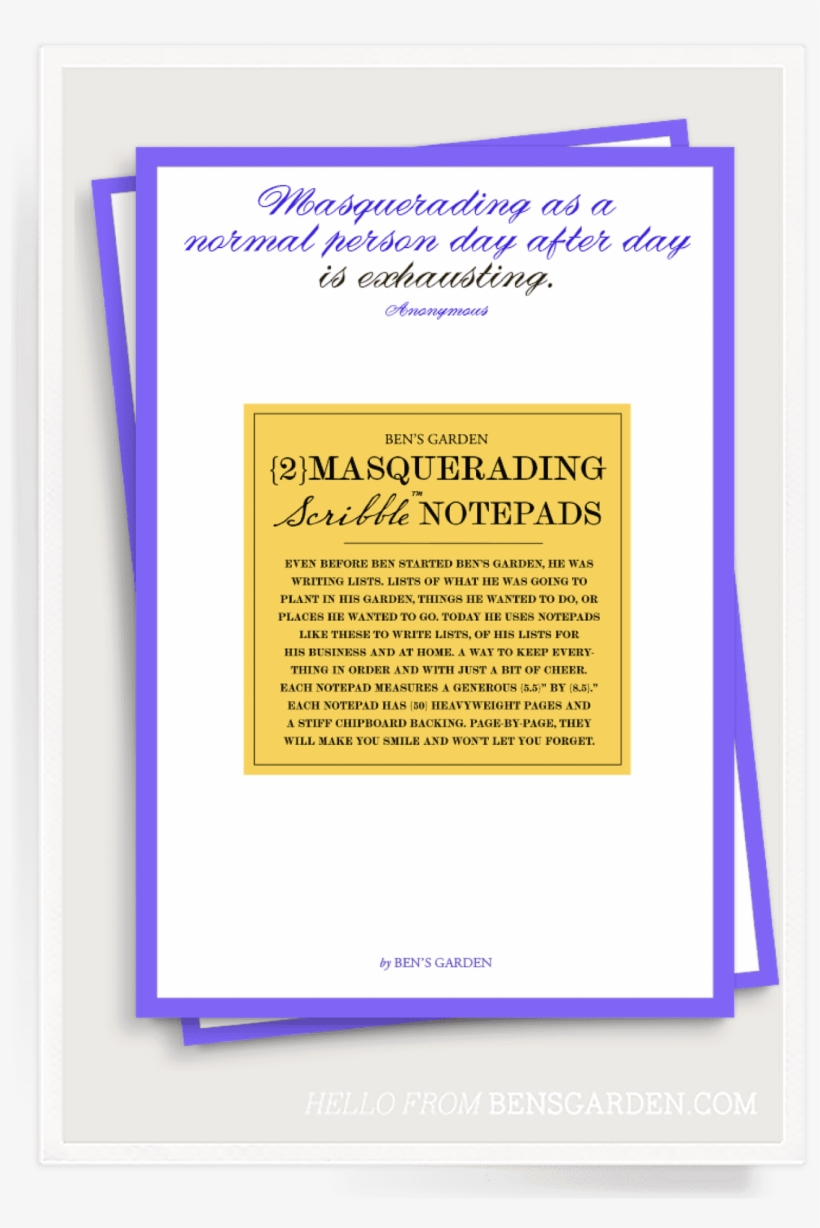 Np 58 197 V=1417455895 - I'm Afraid My Train Of Thought Scribble Notepad Set, transparent png
