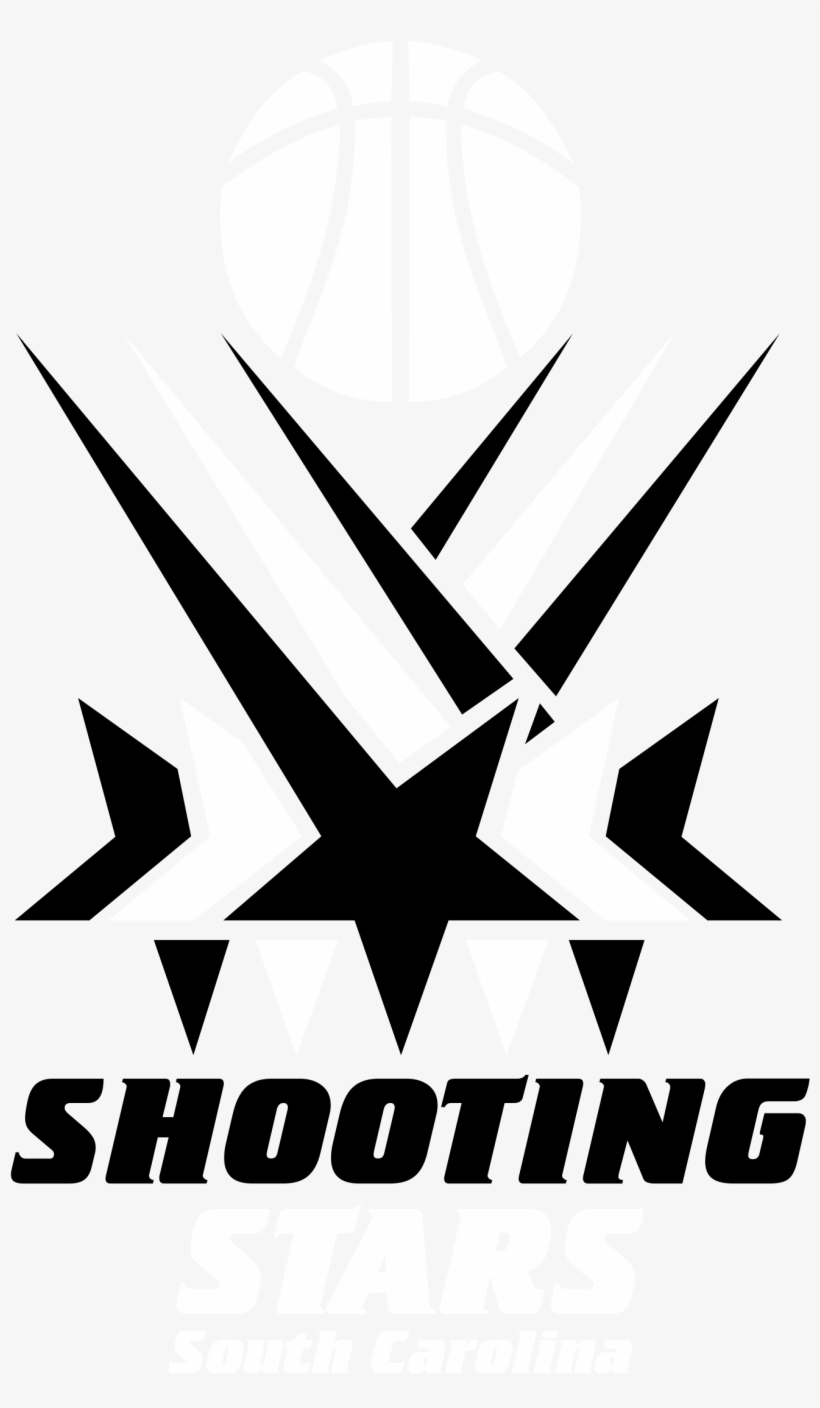 Shooting Stars Logo Black And White - Stars, transparent png