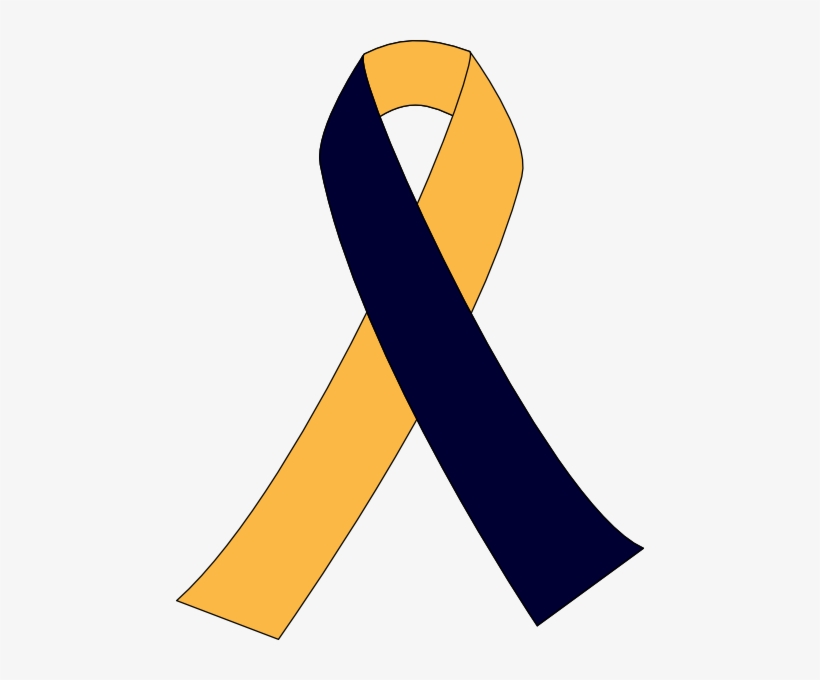 How To Set Use First Blue Second Yellow Ribbon Svg, transparent png