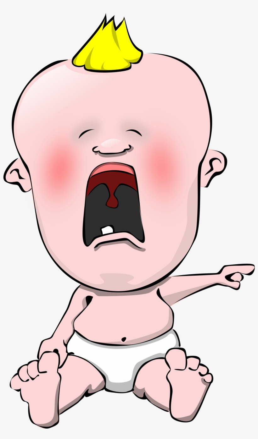 Don't Cry Baby Cry - Crying Baby Cartoon Transparent, transparent png