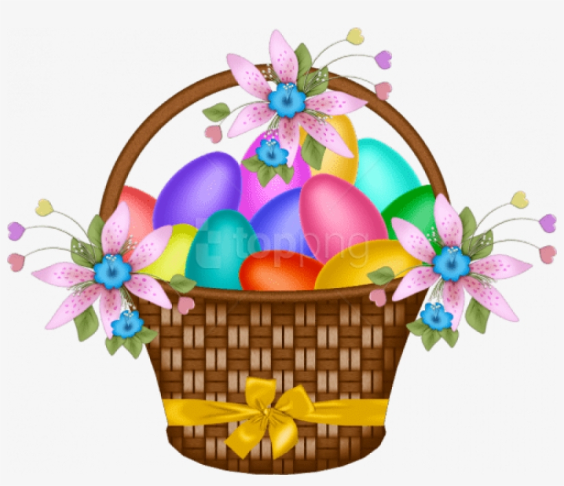 View Full Size - Easter Basket Png Clipart, transparent png