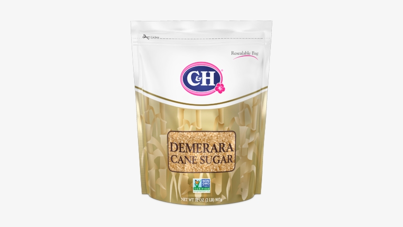 C&h Pure Cane Sugar, Golden Brown - 4 Lb Bag, transparent png