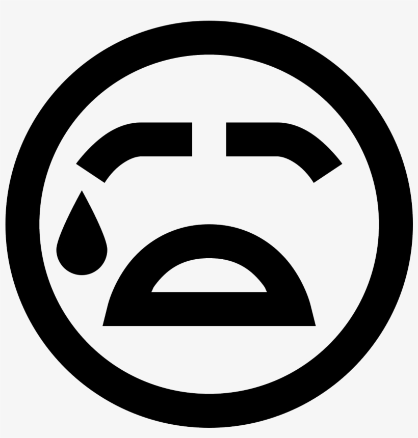 It Is A Smiley Face Crying - Circle, transparent png