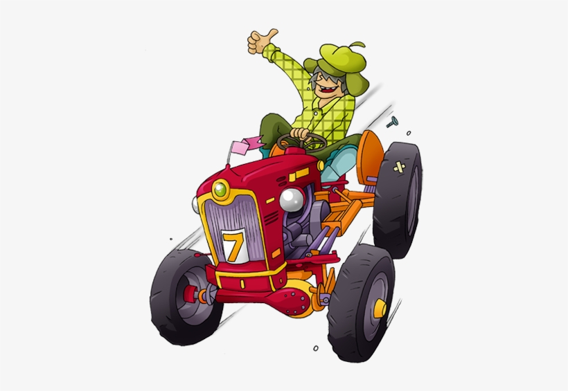 5 Classic Tractors - Tractor, transparent png