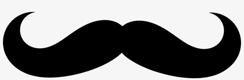 Mustache Silhouette Fashion - Mustache Black, transparent png