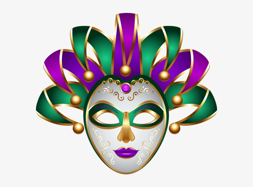 Festival Mask Pencil And In Color - Masquerade New Orleans Mask, transparent png