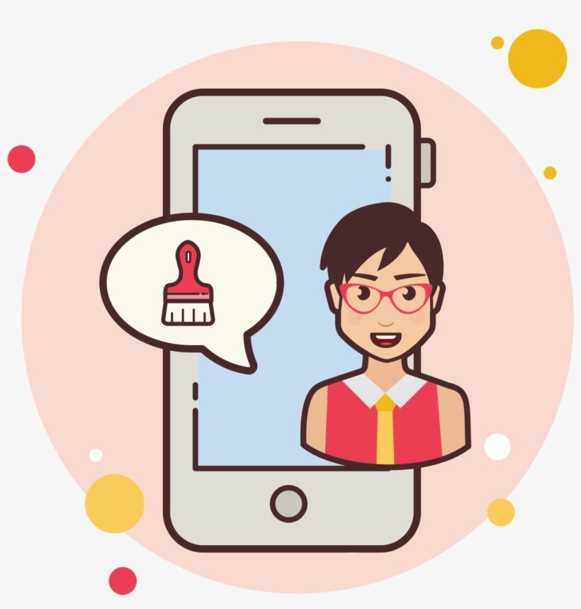 Pincel De Pintura Del Teléfono Icon - Painting, transparent png