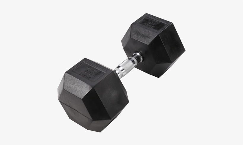 Body-solid Rubber Coated Hex Dumbbells - Mancuerna 20 Libras, transparent png