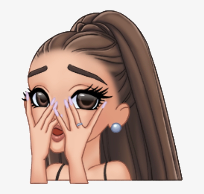 Arimoji Scared Yikes Eyes Bigeyes Browneyes Ohno Fright Emoji Ariana