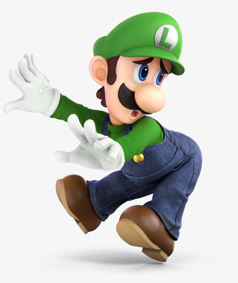1boy 3d - Luigi Smash Bros Ultimate, transparent png