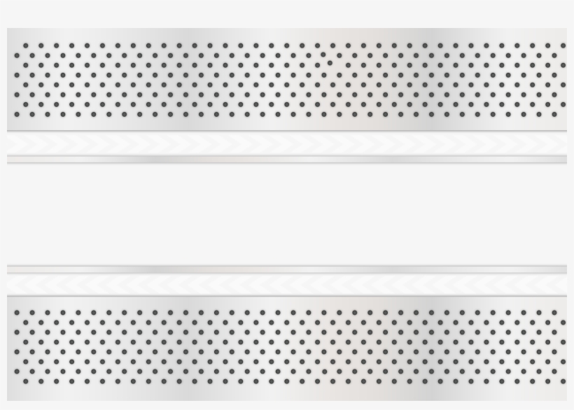 Banner Black And White Black And White Pattern Transprent - Silver, transparent png