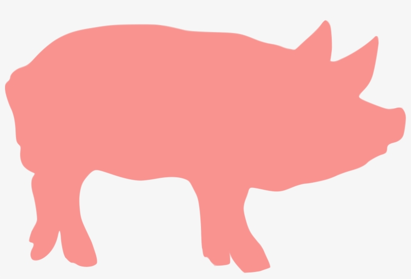 Graphic Library Download Animaux Icons Png Free And - Transparent Pig Silhouette, transparent png