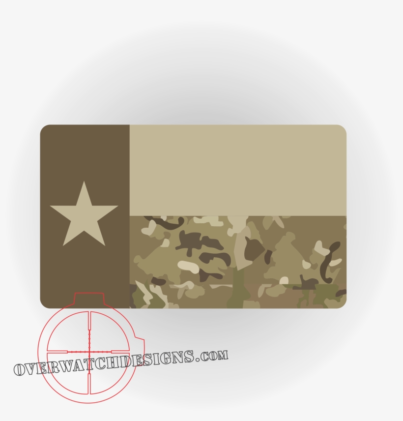 Camo Texas Sticker - Texas Flag Camo, transparent png