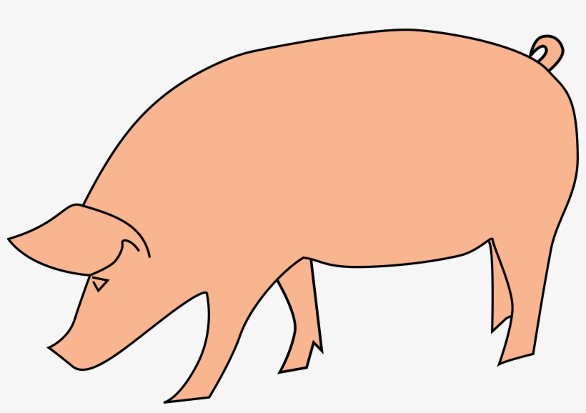 Pig Silhouette Png Download, transparent png