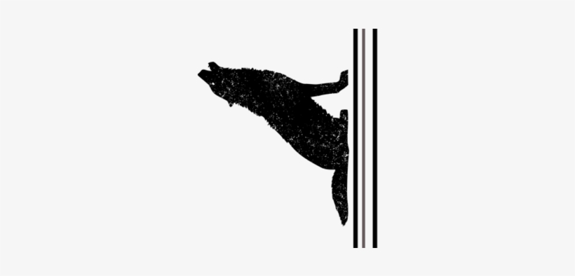 Gray Wolf Silhouette Tea Towel Fabric By Mariafaithgarcia - Whale, transparent png