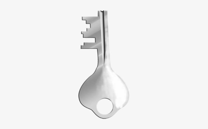 Silver Metal Key - Portable Network Graphics, transparent png