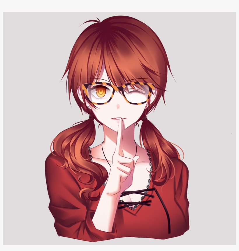 Lucy Choi 2 With Glasses - Girl With Glasses And Brown Hair Png, transparent png