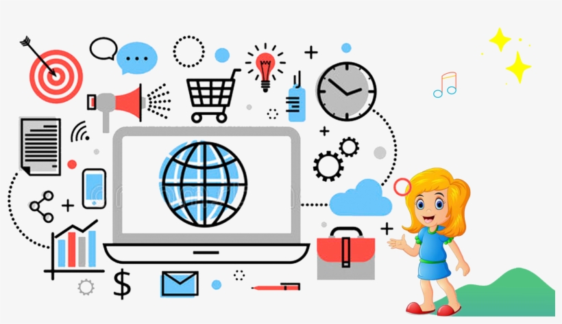 Internet Marketing With Us - Market Trend Vector, transparent png