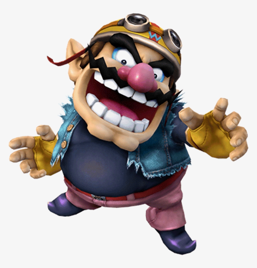 Wario Character - Wario Smash Bros, transparent png