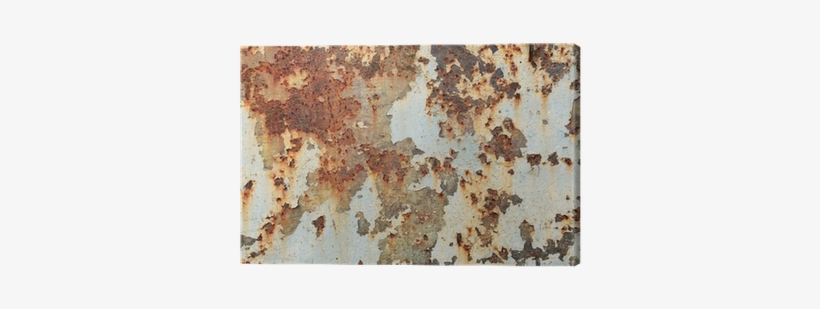 Old Rust Surface Background And Texture Canvas Print - Texture, transparent png