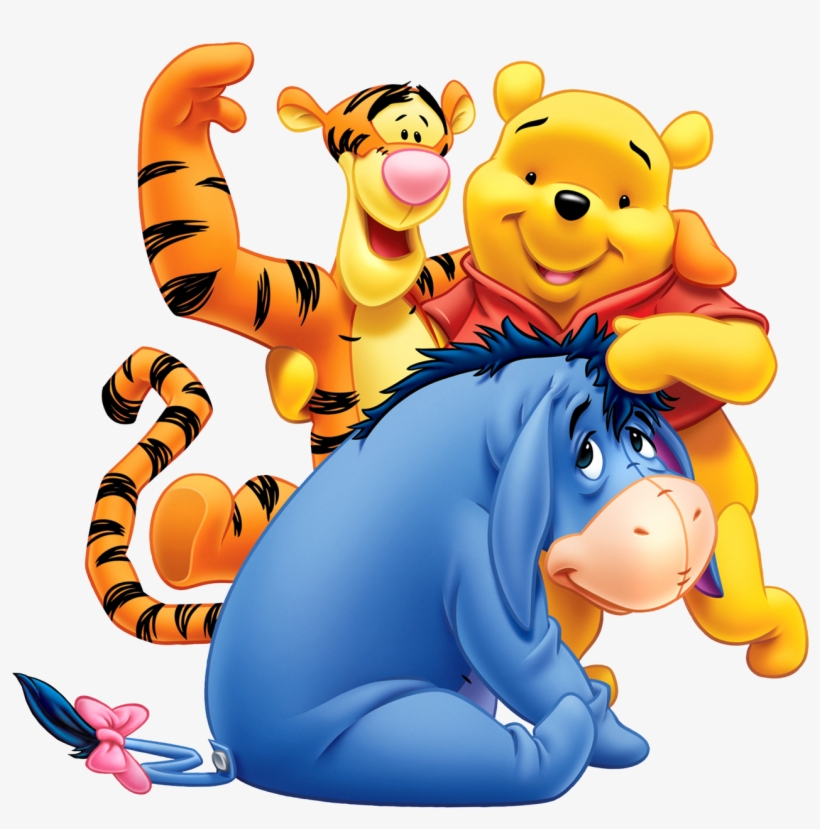 Winnie The Pooh All Png Image - Eeyore And Winnie The Pooh, transparent png