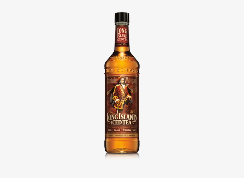 Long Island Iced Tea - Captain Morgan Original Dark Rum, transparent png