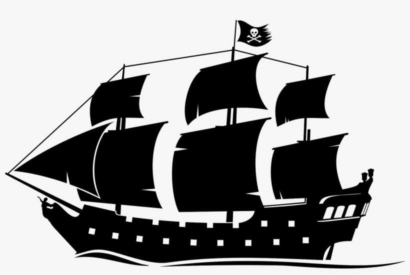 Peter Pan Ship Png - Black Pearl Ship Clipart, transparent png