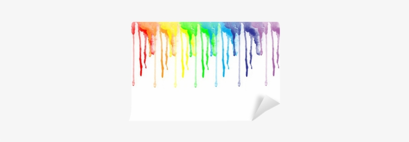 Background With Colors Of Rainbow Watercolor Painted - Watercolor Painting, transparent png