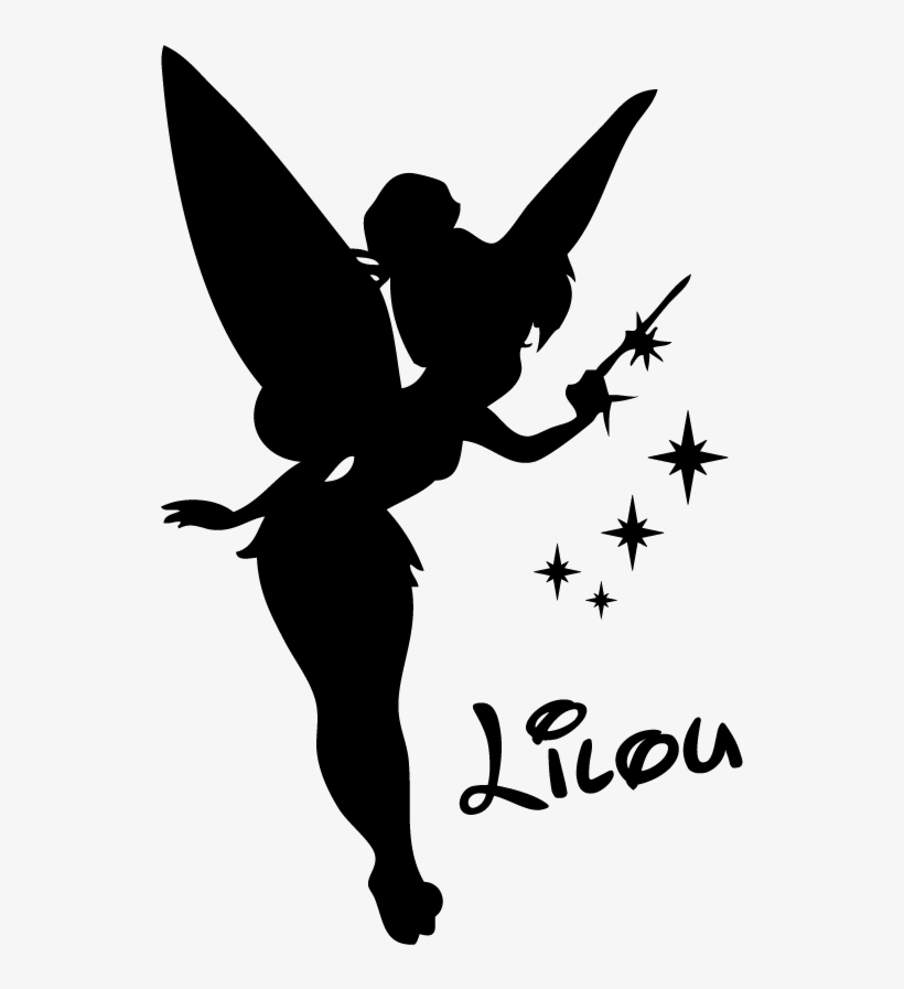 Afficher L'image D'origine - Tinkerbell Silhouette, transparent png