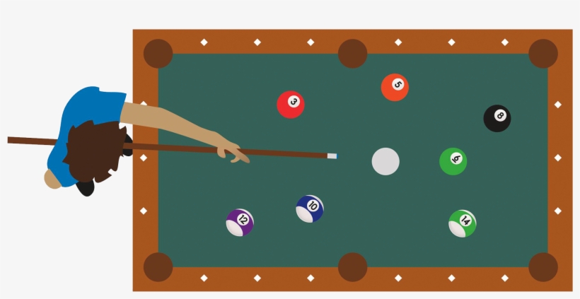 Cue Action And Timing Is One Of The Most Important - Left Handed Pool Shot, transparent png
