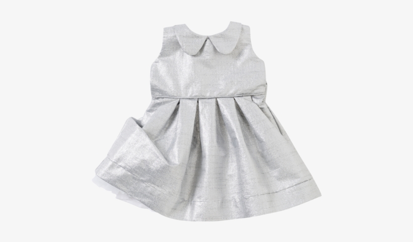 The Peter Pan Dress In Silver - Dress, transparent png